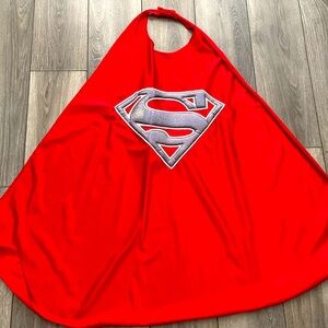 Superman Cape Halloween kids teens boys super heroes cosplay comic con furries
